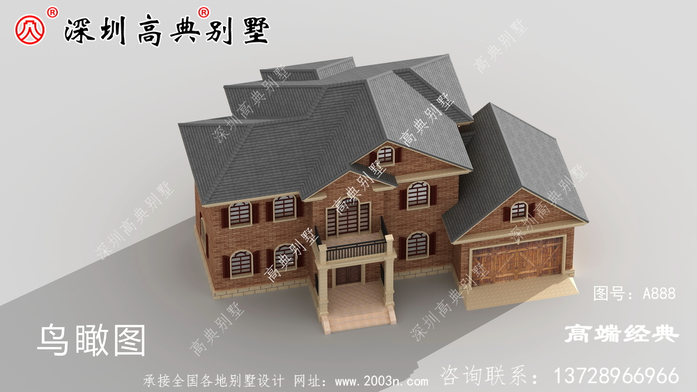 农村158平二层别墅设计图,农村建房子果然还是二层最受欢迎